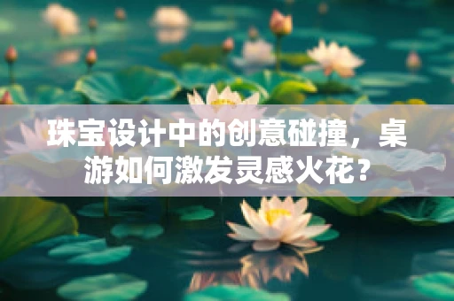 珠宝设计中的创意碰撞，桌游如何激发灵感火花？