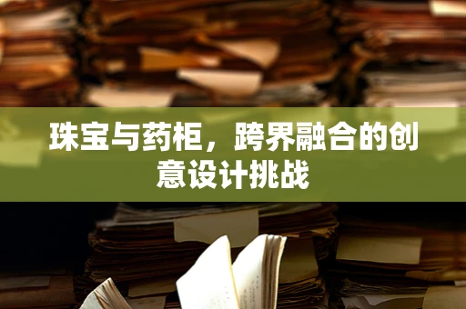 珠宝与药柜，跨界融合的创意设计挑战