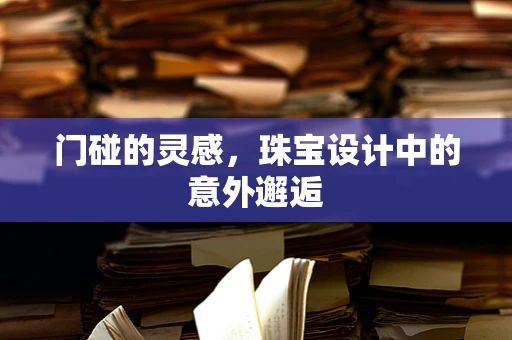 门碰的灵感，珠宝设计中的意外邂逅