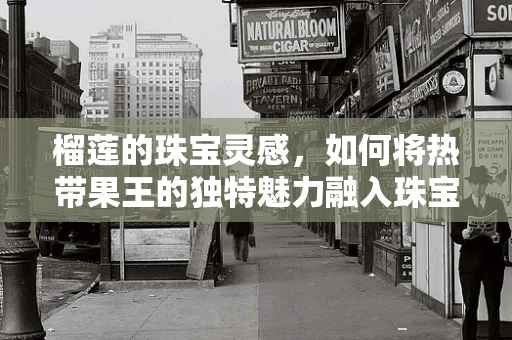 榴莲的珠宝灵感，如何将热带果王的独特魅力融入珠宝设计？