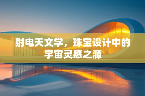 射电天文学，珠宝设计中的宇宙灵感之源