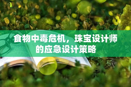 食物中毒危机，珠宝设计师的应急设计策略
