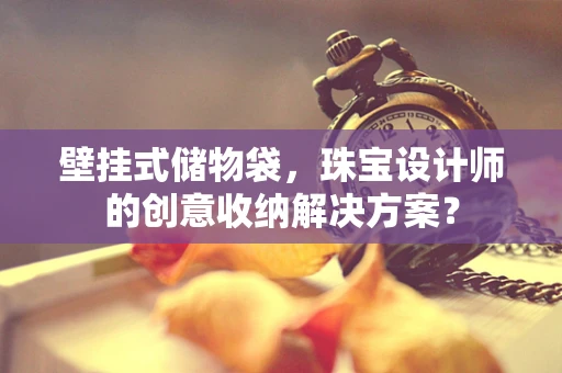 壁挂式储物袋，珠宝设计师的创意收纳解决方案？