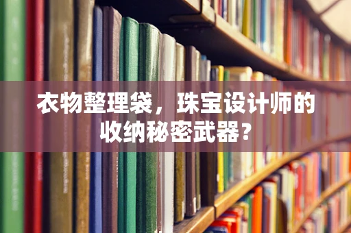 衣物整理袋，珠宝设计师的收纳秘密武器？