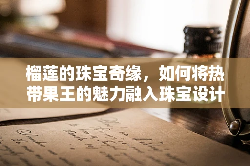 榴莲的珠宝奇缘，如何将热带果王的魅力融入珠宝设计？
