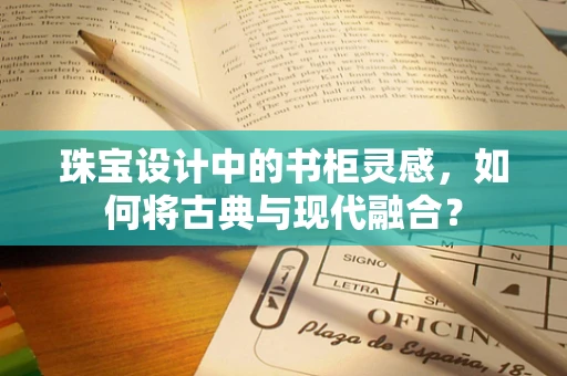 珠宝设计中的书柜灵感，如何将古典与现代融合？