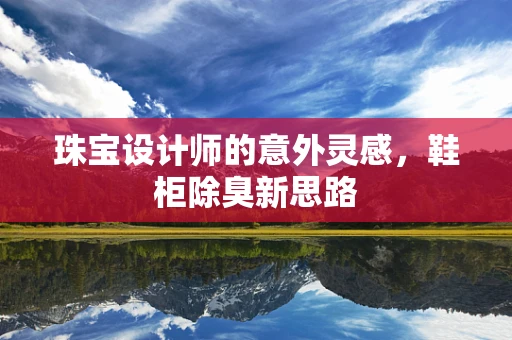 珠宝设计师的意外灵感，鞋柜除臭新思路
