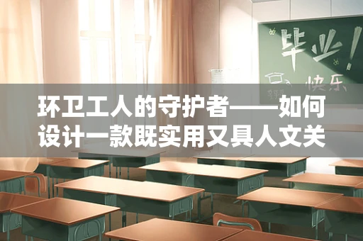 环卫工人的守护者——如何设计一款既实用又具人文关怀的珠宝？