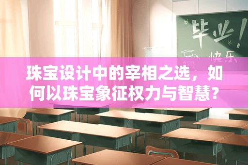 珠宝设计中的宰相之选，如何以珠宝象征权力与智慧？