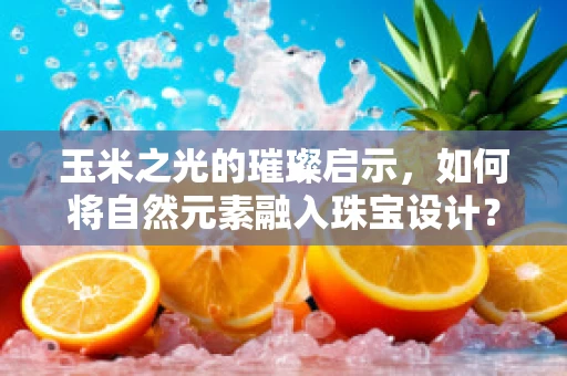 玉米之光的璀璨启示，如何将自然元素融入珠宝设计？