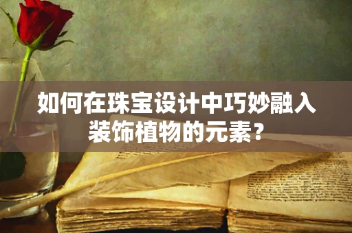如何在珠宝设计中巧妙融入装饰植物的元素？