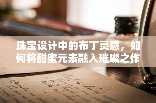 珠宝设计中的布丁灵感，如何将甜蜜元素融入璀璨之作？