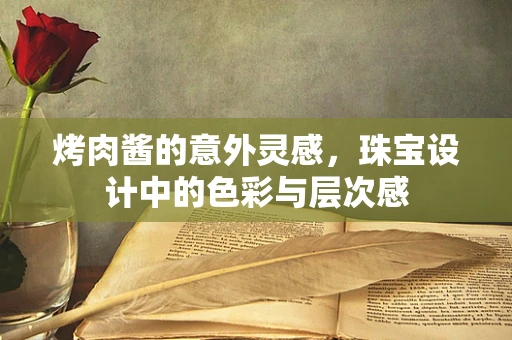 烤肉酱的意外灵感，珠宝设计中的色彩与层次感