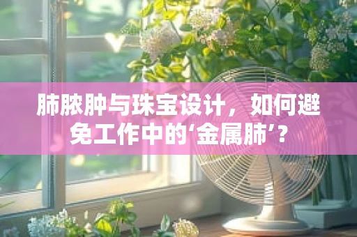肺脓肿与珠宝设计，如何避免工作中的‘金属肺’？