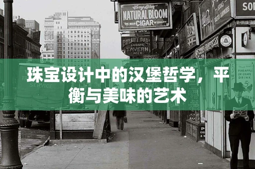 珠宝设计中的汉堡哲学，平衡与美味的艺术