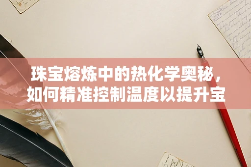 珠宝熔炼中的热化学奥秘，如何精准控制温度以提升宝石品质？