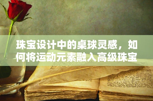 珠宝设计中的桌球灵感，如何将运动元素融入高级珠宝？