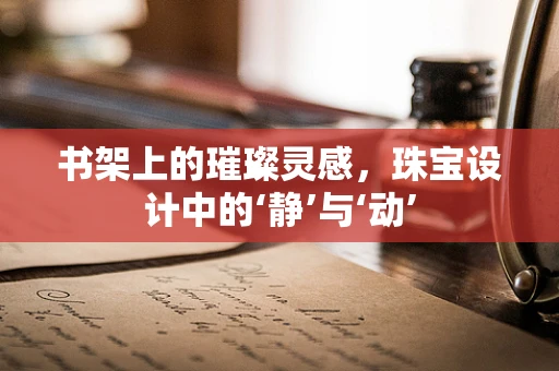 书架上的璀璨灵感，珠宝设计中的‘静’与‘动’