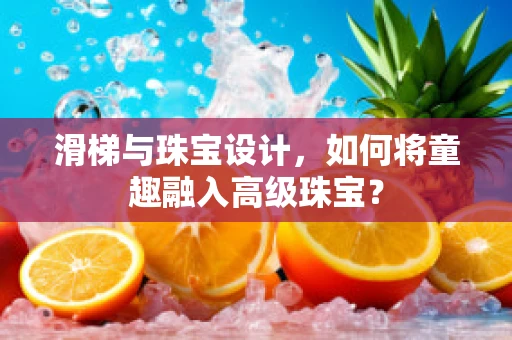 滑梯与珠宝设计，如何将童趣融入高级珠宝？