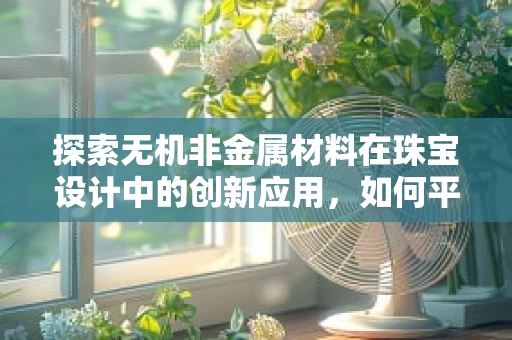 探索无机非金属材料在珠宝设计中的创新应用，如何平衡美学与耐用性？