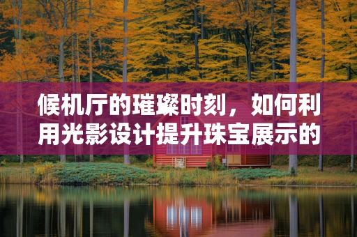 候机厅的璀璨时刻，如何利用光影设计提升珠宝展示的吸引力？