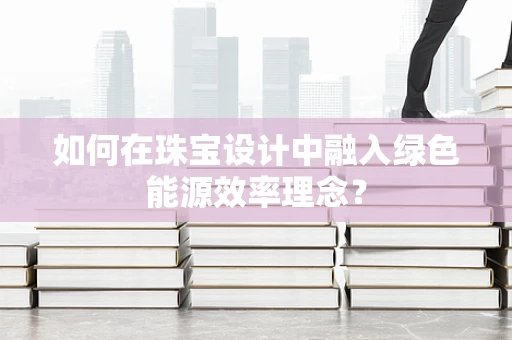 如何在珠宝设计中融入绿色能源效率理念？