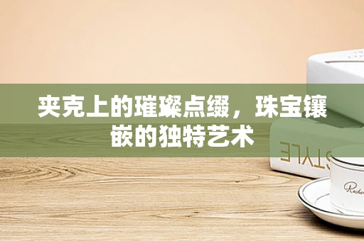夹克上的璀璨点缀，珠宝镶嵌的独特艺术