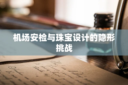 机场安检与珠宝设计的隐形挑战