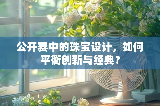 公开赛中的珠宝设计，如何平衡创新与经典？