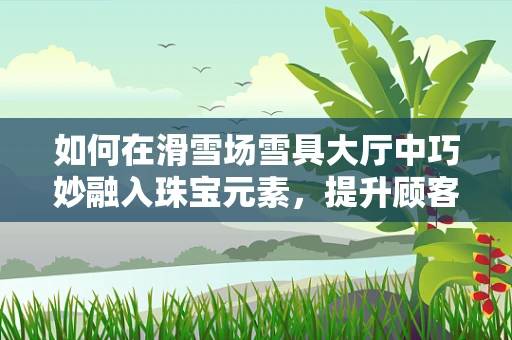 如何在滑雪场雪具大厅中巧妙融入珠宝元素，提升顾客体验？