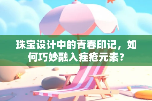 珠宝设计中的青春印记，如何巧妙融入痤疮元素？