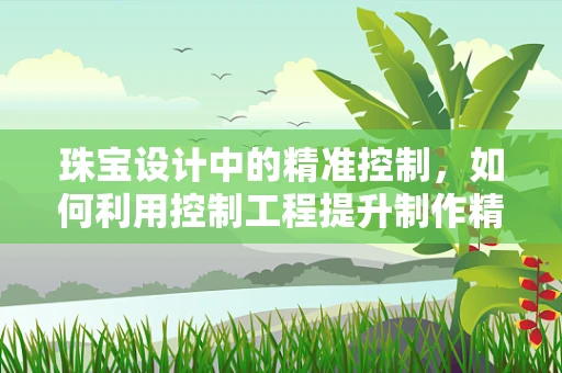 珠宝设计中的精准控制，如何利用控制工程提升制作精度？
