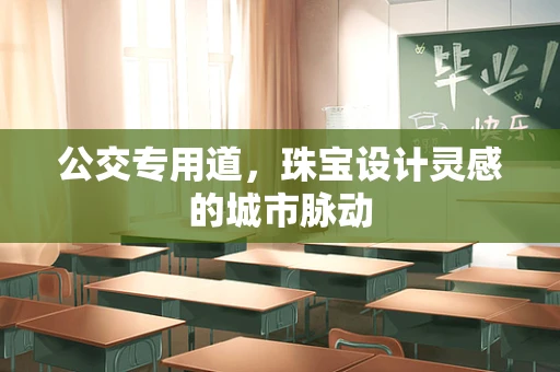 公交专用道，珠宝设计灵感的城市脉动