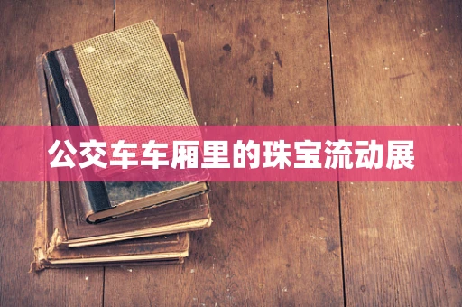 公交车车厢里的珠宝流动展