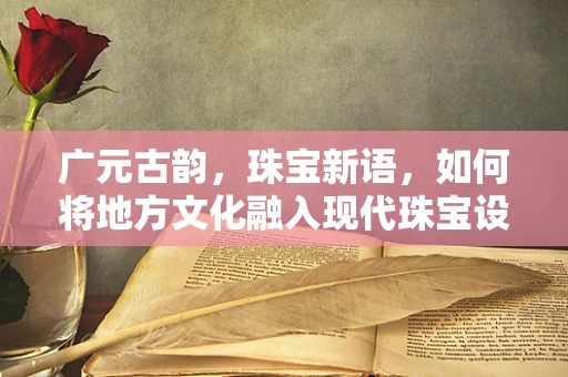 广元古韵，珠宝新语，如何将地方文化融入现代珠宝设计？