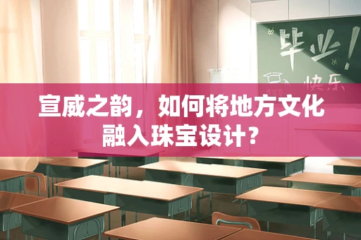 宣威之韵，如何将地方文化融入珠宝设计？