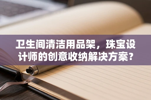 卫生间清洁用品架，珠宝设计师的创意收纳解决方案？