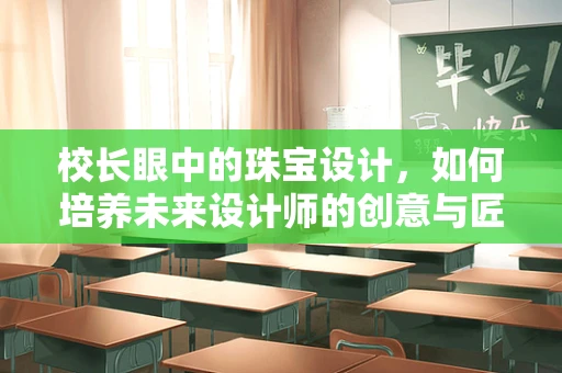 校长眼中的珠宝设计，如何培养未来设计师的创意与匠心？