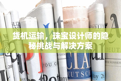 货机运输，珠宝设计师的隐秘挑战与解决方案