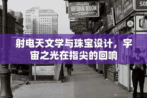 射电天文学与珠宝设计，宇宙之光在指尖的回响