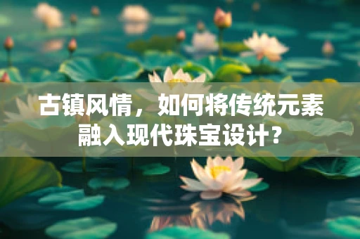 古镇风情，如何将传统元素融入现代珠宝设计？
