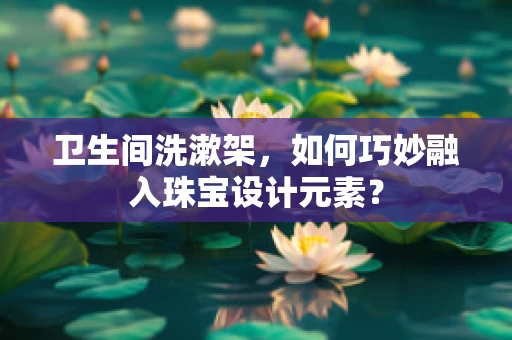 卫生间洗漱架，如何巧妙融入珠宝设计元素？