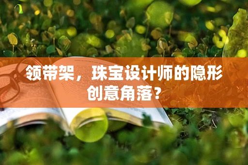 领带架，珠宝设计师的隐形创意角落？