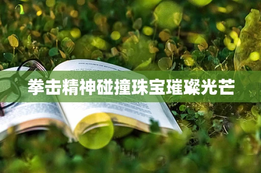 拳击精神碰撞珠宝璀璨光芒
