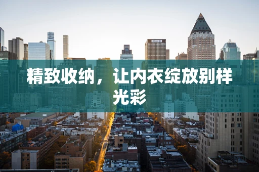 精致收纳，让内衣绽放别样光彩