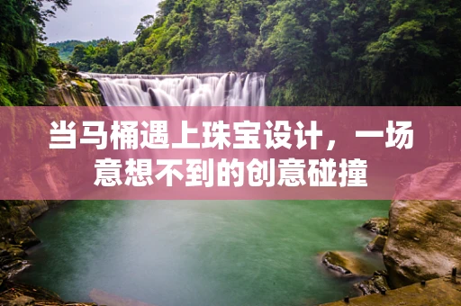 当马桶遇上珠宝设计，一场意想不到的创意碰撞