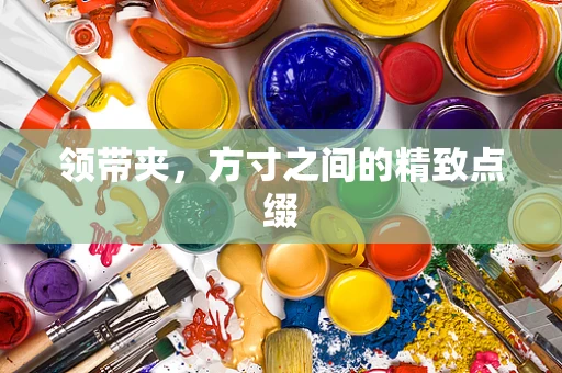 领带夹，方寸之间的精致点缀
