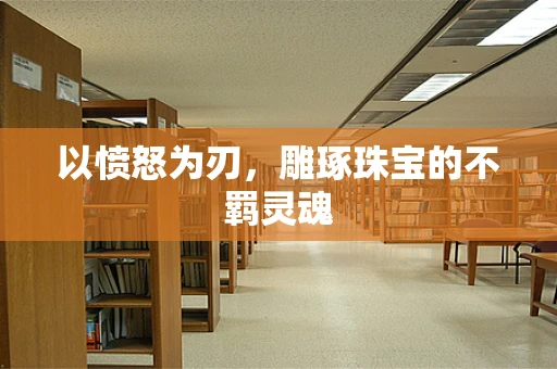以愤怒为刃，雕琢珠宝的不羁灵魂