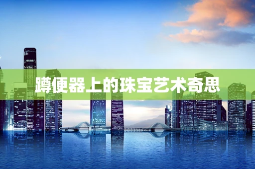 蹲便器上的珠宝艺术奇思