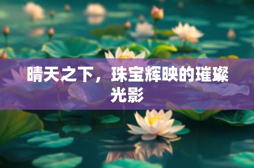 晴天之下，珠宝辉映的璀璨光影